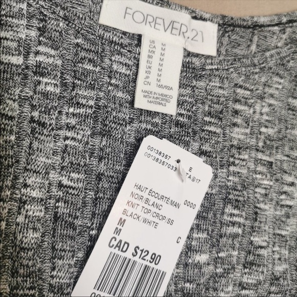 Super comfy stretch crop top in grey - Picture 4 of 4